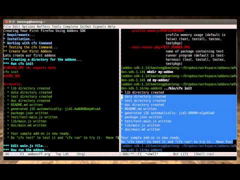 Tutorial - Building Firefox Addons with FF SDK