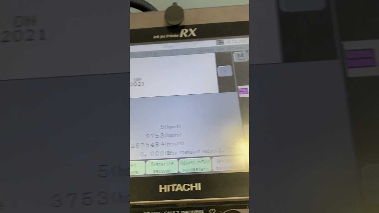 Hitachi Ink stream alignment