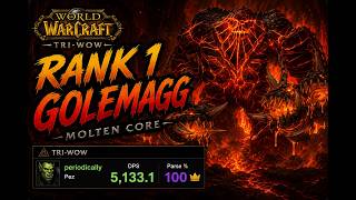Rank 1 Golemagg Beast Master Hunter Molten Core Tri-WoW
