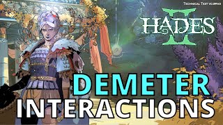 Demeter Interactions | Hades 2 Technical Testing