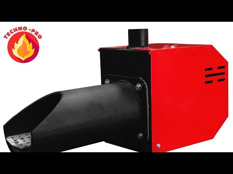 Факельная пеллетная горелка