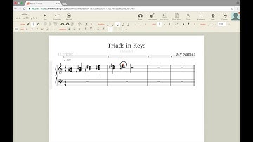 Noteflight Notation Triads in Keys