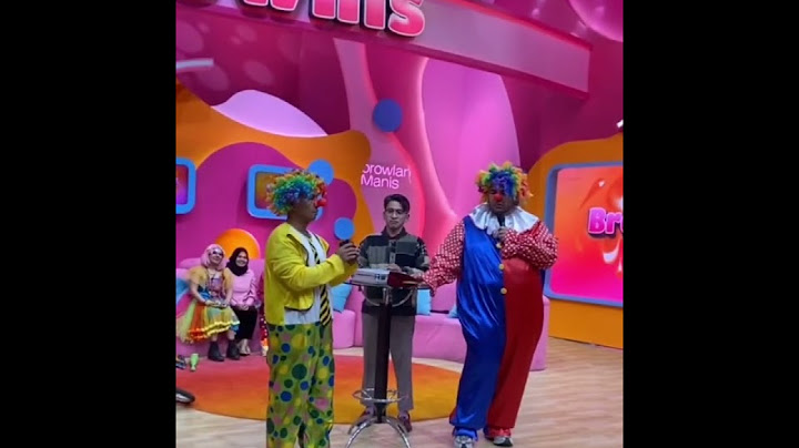 KEKOCAKAN IVAN GUNAWAN DAN WENDY CAGUR SAAT JADI BADUT DI BROWNIS