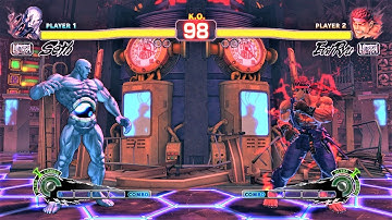 Seth vs Evil Ryu (Hardest AI) - Ultra Street Fighter IV