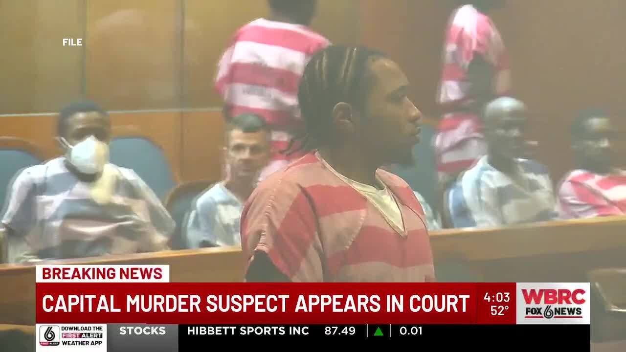 Capital murder suspect appears in court - YouTube