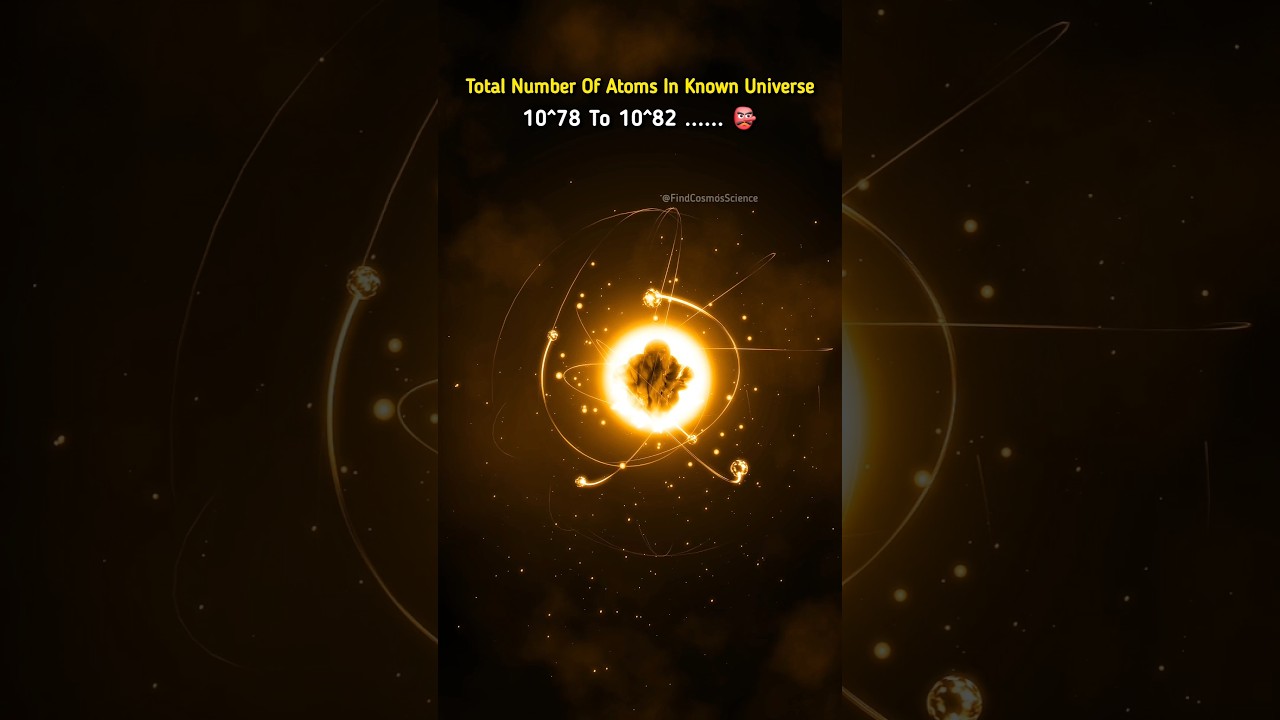 Total Number Of Galaxies VS Total Number Of Atoms 