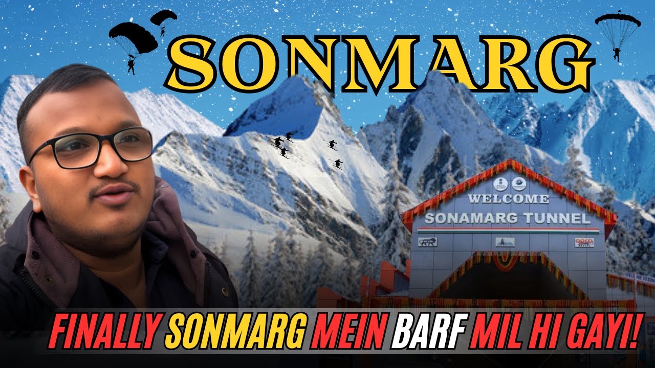 FINALLY SONMARG MEIN BARF MIL HI GAYI 😍| Kashmir Trip Day 04 