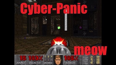 Doom 2: Pandemonium Speedmapping - Clippy plays Cyber-Panic -map by Man With a Gun - UV + commentary