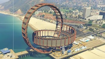 GTA 5 Content Creator Build Huge Wallrides Loops and Spirals easy with Templates