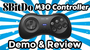 8BitDo M30 Bluetooth Gamepad Controller - Demo & Review w/ RetroPie On Raspberry Pi 4 - RetroPie Guy