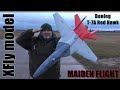 XFly Boeing T-7A Red Hawk 64mm 12 blade EDF RC Jet plane PNP Maiden flight