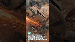 Metal Chop Saw in Action! Fast Steel Cutting Process Explained #Metalworking #Tools #Engineering