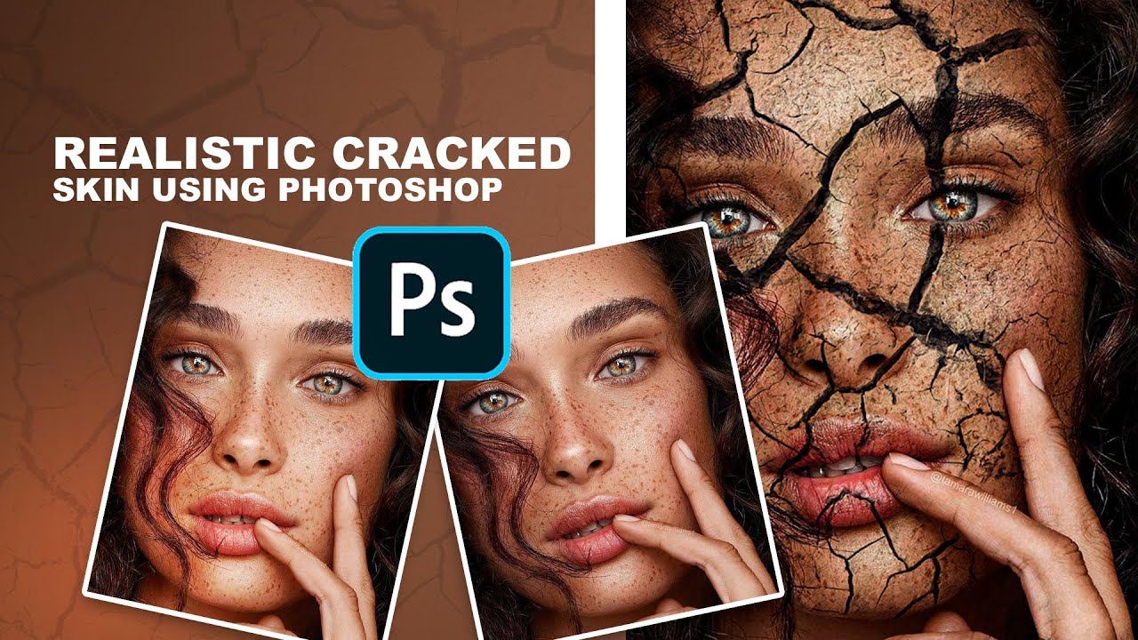 How to Create Realistic Cracked Skin using Photoshop 