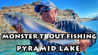 Monster Trout at Pyramid Lake (Best Time of Day & Favorite Lures to Jig)