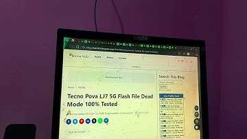 Tecno Pova 6 Neo 5G KL8 Flash File Dead Mode 100% Tested