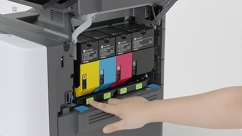CS730/CS735/CX730/CX735—Replacing the toner cartridges