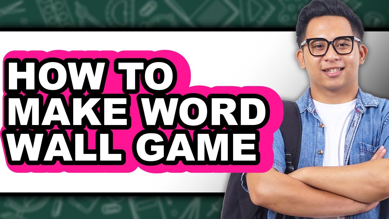 How to Make Word Wall Game (updated)