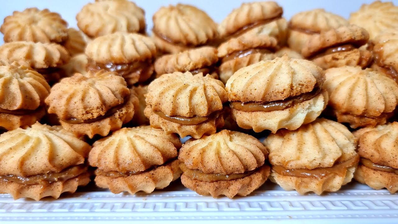 BISCOITO AMANTEIGADO RECHEADO | DERRETE NA BOCA | SUPER PRÁTICO