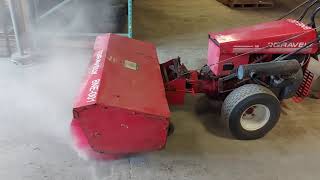 GovDeals: Gravely Walk Behind Tractor with Power Broom and S