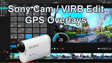 Add GPS Data Overlays to Sony Video with VIRB Edit software