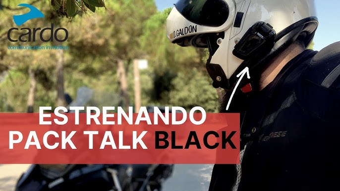 CARDO - Nuevo intercomunicador de moto Cardo Packtalk Black