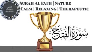 Qari Syed Sadaqat Ali /Surah Al-Fath | Nature | Calm | Relaxing | Therapeutic 🤍
