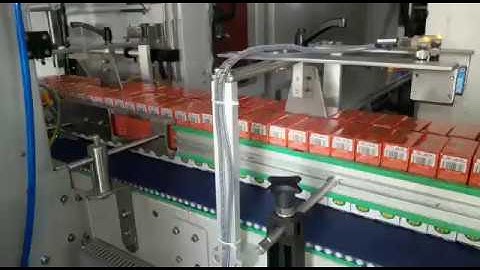 Automatic shrink wrapping machine  for small boxes