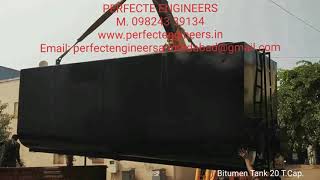 Bitumen Tank 20 T. Cap.