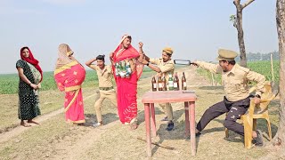 Police vs Satir Daru Chore paet3 Funny Entertainment video l Silant Story video/ Only for message