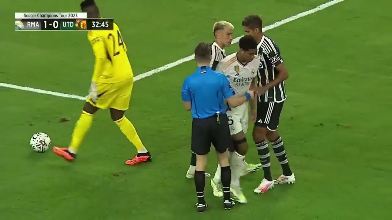 Intense Showdown: Real Madrid 2 - 0 Man U | Bellingham's Chip & Joselu's Bicycle Kick Steal the Show