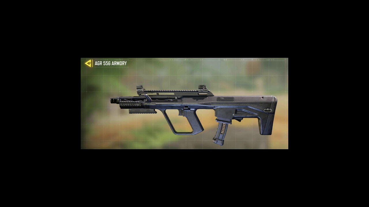 AGR - 556 [ 60 round] Automatic firing sound effect in CoD mobile