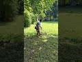 Sister Bev showing us that she can use the weedwacker.
