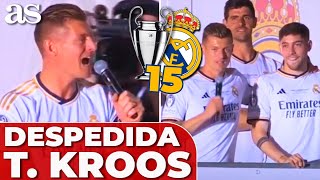 KROOS DESPEDIDA | VALVERDE HEREDA su dorsal 8 en PLENA CIBELES l REAL MADRID