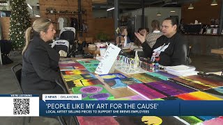 Local artist helps SheBrews raise funds for Christmas presents