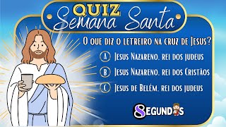 BIBLE QUIZ: HOLY WEEK (EASTER) ⛪️✝️ | TEST YOUR KNOWLEDGE - 8 SECONDS