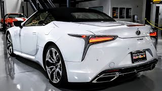 New Lexus Lc500 2024 Convertible Super Car Luxury Performance V8 Exterior And Interior Walkaround