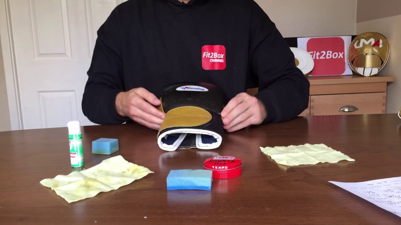 HOW TO USE WINNING BOXING GLOVE MAINTENANCE KIT YouTube