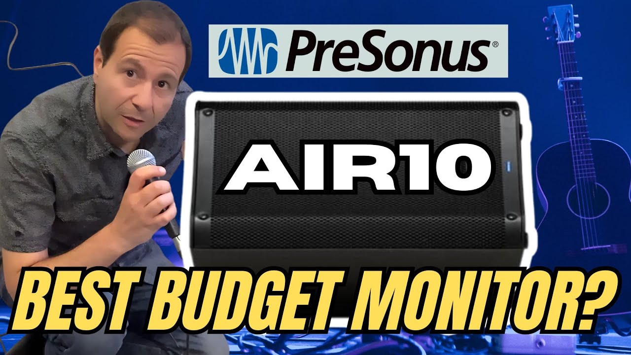 PreSonus AIR10 as a Stage Monitor? Feedback Rejection Test!