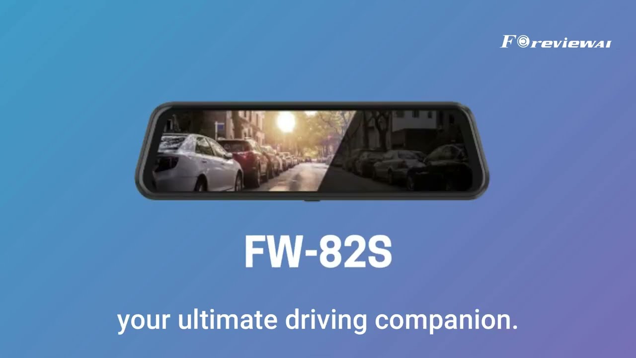 More Than Recording: FW82S Front & Rear Cam + GPS + ADAS in Real Drive 