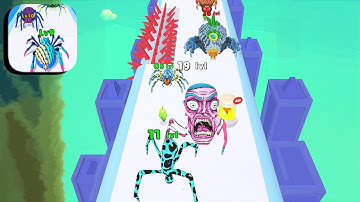 Spider Evolution Run ​- All Levels Gameplay Android,ios (Part 16)