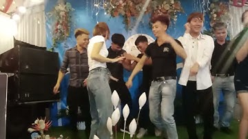 nhảy nhạc sàn tại đám cưới khu khuân trung Phong Vân lục ngạn tối 2/4/2023