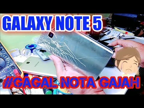 Samsung galaxy note 5 lcd gelap