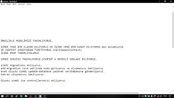 CodeFirst Yaklaşımı İle Temel Bir Entity Framework Uygulaması (basit otomasyon)