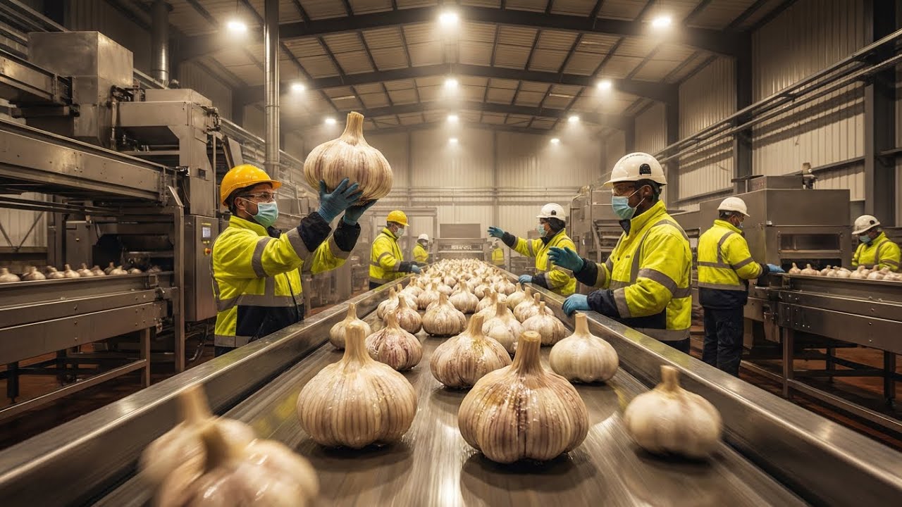 Inside the Largest Ginger Factory: From Raw Ginger to Premium Powder (Full Process)