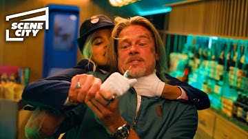 Bullet Train: Ladybug vs. The Hornet Fight Scene (Brad Pitt, Zazie Beetz HD)