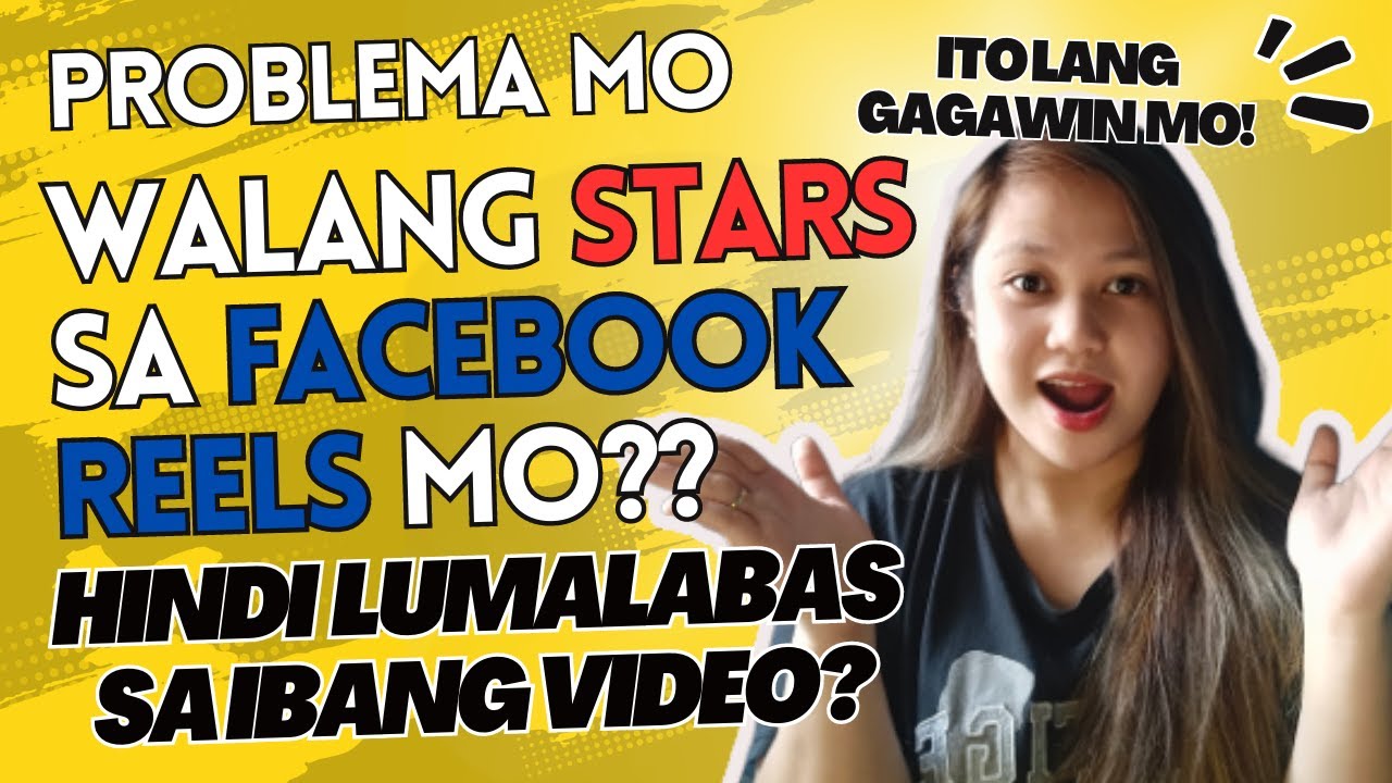 WALANG STARS SA FACEBOOK REELS? HINDI LUMALABAS SA IBANG VIDEO? ITO LANG GAWIN MO! |SARAH JANE SEMIC
