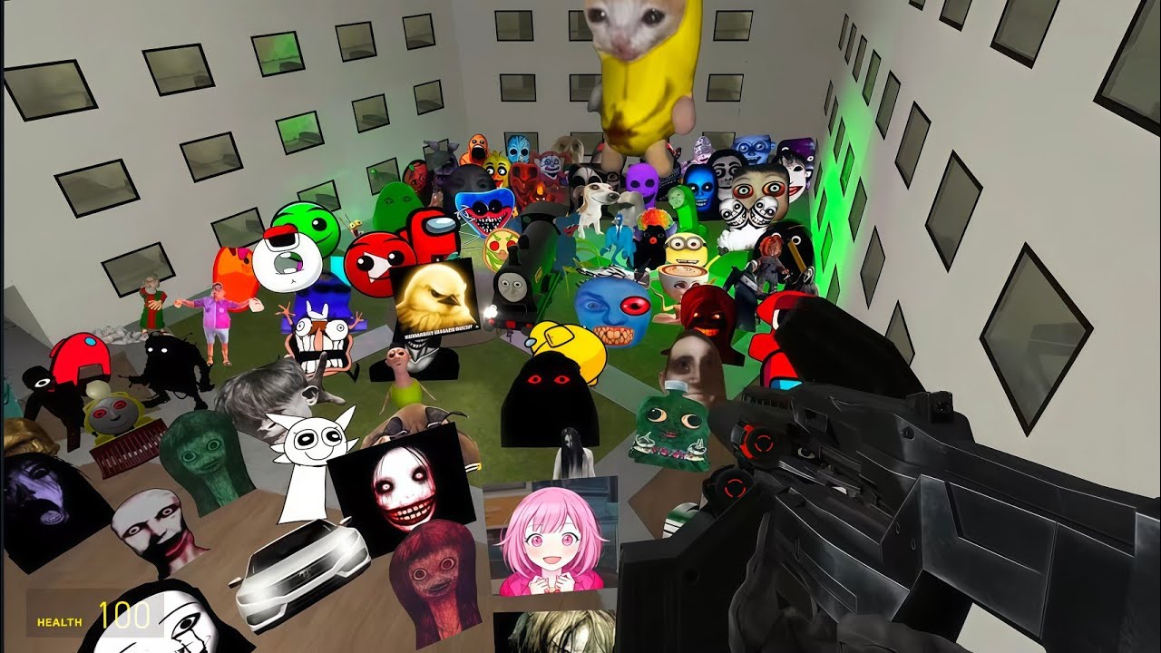 Destroying All Nextbots Chasing in Liminal Hotel | ep 5