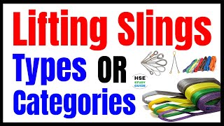 Types of Wire Rope Sling / Web Belt Sling / Chain Sling || Types of Sling || HSE STUDY GUIDE