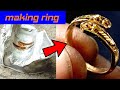 how to make a gold ring | gold Jewellery making |