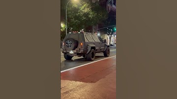 Armored truck #2024 #automobile #armor #bulletproof #cars #carlover #nyc #outside #truck #black #fun